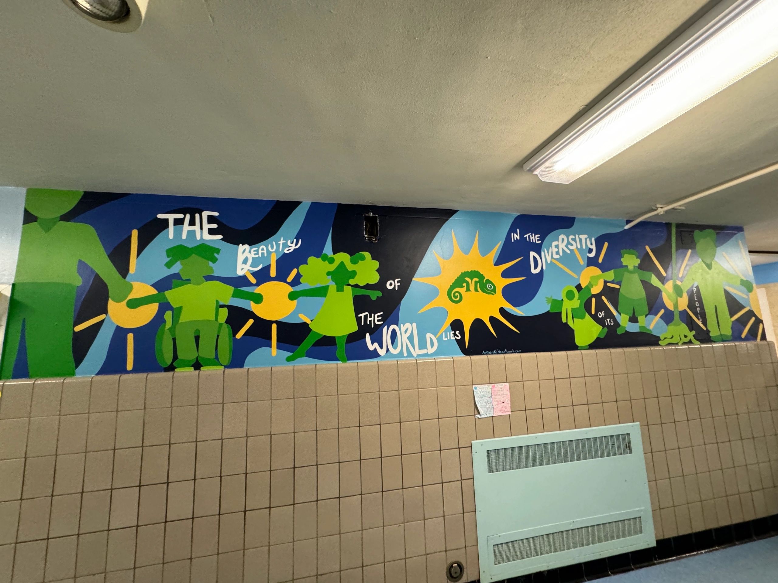 Beauty of the world mural — public art